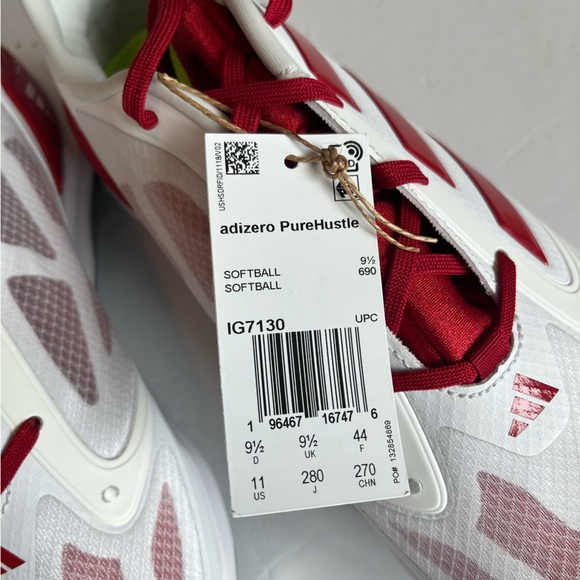 Adidas NWT adizero PureHustle 3 Elite Softball Cleats - Picture 5 of 6